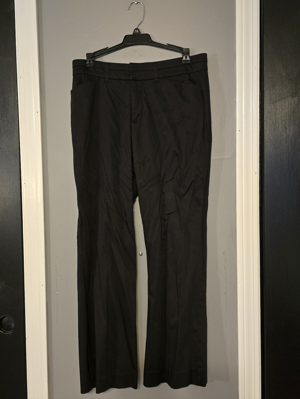 Womens Black Dress Pants - Classic Straight Fit